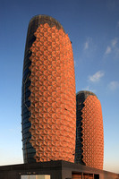 The Al Bahar Towers, Abu Dhabi, UAE, designed by Aedas for the Abu Dhabi Investment Council (ADIC)