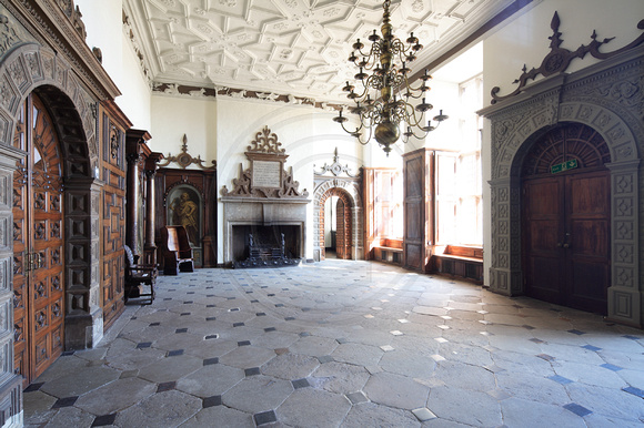 The Great Hall at Aston Hall (1635), Warwickshire, designed by John Thorpe and commissioned by Sir Thomas Holte (1571– 1654)
