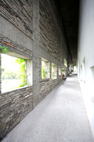 Internal corridor and windows, Xiangshan Campus