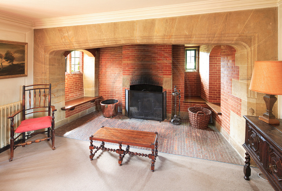 The living room at Goddards, Surrey, designed by Edwin Lutyens (1898–1900 and extended in 1910)