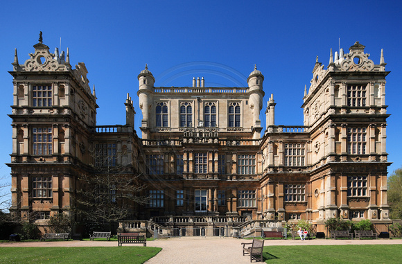 The southeast elevation of Wollaton Hall (1588), Nottinghamshire