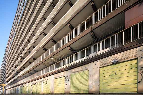 The Heygate Estate in Southwark, south London, designed by Tim Tinker and completed in 1974